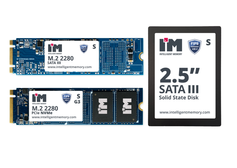 Intelligent Memory Security - FIPS Certified SSDs - PCIe SATA