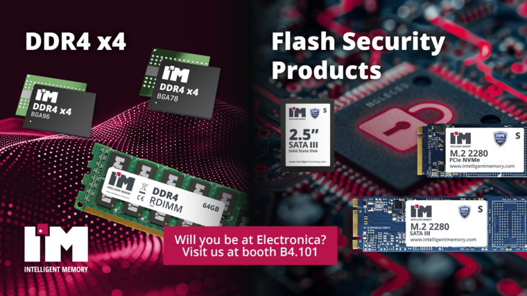 Intelligent Memory will be at Electronica 2024